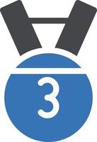 medaglia illustrazione vettoriale su uno sfondo simboli di qualità premium. icone vettoriali per il concetto e la progettazione grafica.