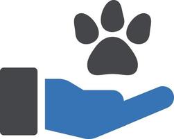 illustrazione vettoriale per la cura degli animali domestici su uno sfondo simboli di qualità premium. icone vettoriali per il concetto e la progettazione grafica.