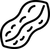 illustrazione vettoriale di arachidi su uno sfondo simboli di qualità premium. icone vettoriali per il concetto e la progettazione grafica.
