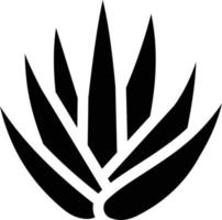illustrazione vettoriale di aloe vera su uno sfondo simboli di qualità premium. icone vettoriali per il concetto e la progettazione grafica.