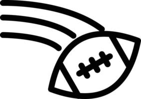 illustrazione vettoriale di calcio di rugby su uno sfondo simboli di qualità premium. icone vettoriali per il concetto e la progettazione grafica.