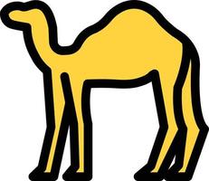 illustrazione vettoriale di cammello su uno sfondo simboli di qualità premium. icone vettoriali per il concetto e la progettazione grafica.