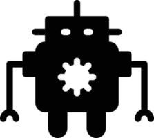 illustrazione vettoriale di robotica su uno sfondo simboli di qualità premium. icone vettoriali per il concetto e la progettazione grafica.