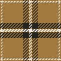 disegno del modello plaid con sfondo di colore marrone. trama per camicie, vestiti, abiti e altri design tessili vettore