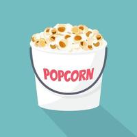 secchio per popcorn. illustrazione vettoriale