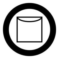 asciugatura verticale su appendiabiti simboli per la cura concetto di lavaggio icona del segno di lavanderia in cerchio rotondo colore nero illustrazione vettoriale immagine in stile piatto
