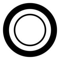 lavaggio a secco asciugatrice simboli per la cura dei vestiti concetto di lavaggio icona del segno di lavanderia in cerchio rotondo colore nero illustrazione vettoriale immagine in stile piatto