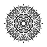 mandala disegnato a mano. decorazione in ornamento etnico orientale doodle. vettore