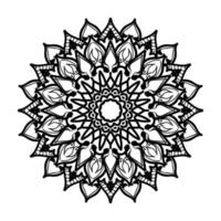 mandala disegnato a mano. decorazione in ornamento etnico orientale doodle. vettore