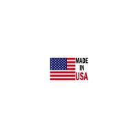 made in usa, vettore logo icona bandiera americana