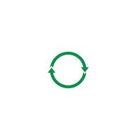 segno di riciclaggio icona cerchio design vettore