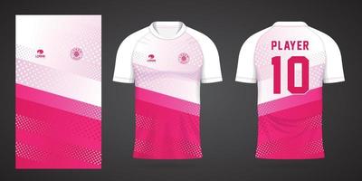 modello di design sportivo maglia da calcio vettore