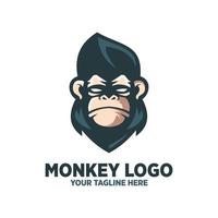 modelli di progettazione logo scimmia vettore