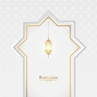 illustrazione islamica del fondo del ramadan kareem vettore