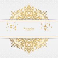 illustrazione islamica del fondo del ramadan kareem vettore