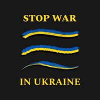 fermare la guerra, bandiera dell'ucraina impostata in stile schizzo. set di bandiere di paesi vettore