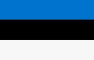 bandiera dell'estonia vettore