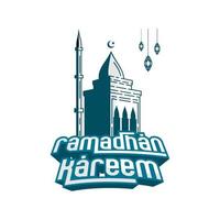 vettore di ramadhan kareem