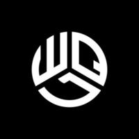 logo della lettera wql su sfondo nero. wql creative iniziali lettera logo concept. disegno della lettera wql. vettore