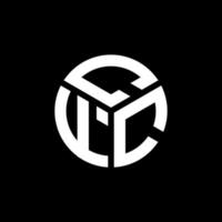 cfc lettera logo design su sfondo nero. cfc creative iniziali lettera logo concept. disegno della lettera cfc. vettore