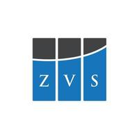 zvs lettera logo design su sfondo bianco. zvs creative iniziali lettera logo concept. disegno della lettera zvs. vettore