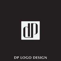 vettore di progettazione del logo pd o dp