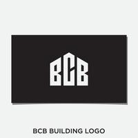 bcb buliding logo design vettoriale