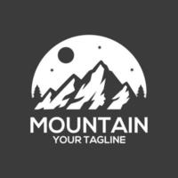 modelli di logo di montagna vettore