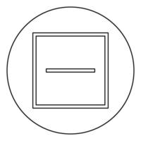 asciugare su superficie orizzontale in forma appiattita simboli per la cura dei vestiti concetto di lavaggio icona del segno di lavanderia in cerchio contorno rotondo colore nero illustrazione vettoriale immagine in stile piatto