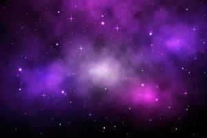sfondo della galassia con stella cadente, illustrazione della galassia dello spazio vettoriale