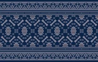 geometrico orientale tribale etnico modello tradizionale sfondo design per moquette, carta da parati, abbigliamento, avvolgimento, batik, tessuto, illustrazione vettoriale stile ricamo.