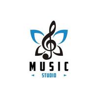 logo dello studio musicale vettore
