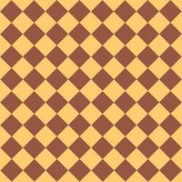 quadrato marrone sono diagonalmente su sfondo giallo vettore