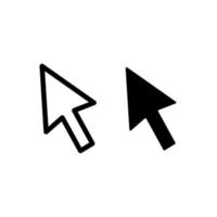 icona della freccia del cursore del puntatore del mouse vettore