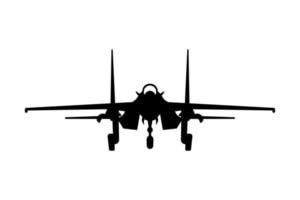 aereo da caccia flanker b o su 27 semplice icona per web e app vettore
