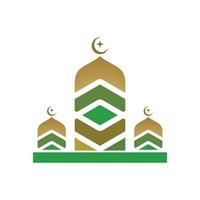 logo islamico, moschea vettore