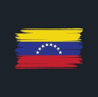 pennello bandiera venezuela. bandiera nazionale vettore