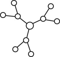 icona di connessione del progetto. simbolo di connessione. segno di rete. vettore