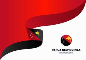 indipendenza della papua nuova guinea per la celebrazione nazionale il 16 settembre vettore