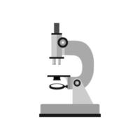 icona del microscopio. segno semplice dell'icona del microscopio. vettore microscopio icona vettore libero.