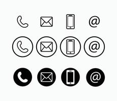 modello di progettazione del logo di vettore dell'icona del telefono