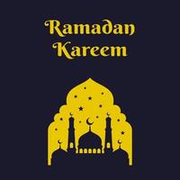 poster di ramadan kareem vettore