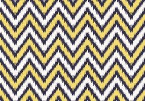 moderno ikat zig zag o linea chevron forma geometrica con sfondo senza cuciture di colore giallo oro e bordo viola. utilizzare per tessuti, tessuti, elementi di decorazione d'interni, avvolgimento. vettore