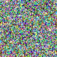 schermo tv a colori rumore pixel glitch seamless pattern texture sfondo illustrazione vettoriale. vettore