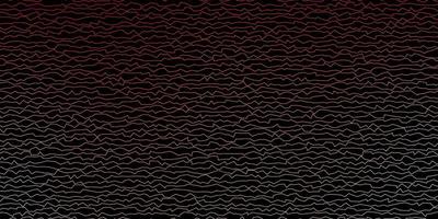 sfondo vettoriale rosso scuro con linee piegate.