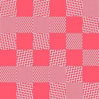 design a trama geometrica rosa con bellissimo sfondo e copertine geometriche piatte utilizzate per carta da parati, motivi vettore
