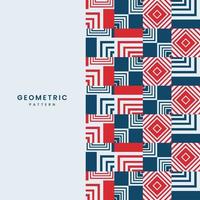 forme geometriche minimaliste creazione di design della trama e stile di elementi vettoriali di colore blu, rosa con composizione creativa di elementi geometrici utilizzati per il design della copertina