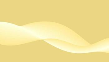 astratto minimal elegante onda gialla sfondo vettore