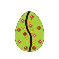 arte vettoriale colorato uovo di Pasqua
