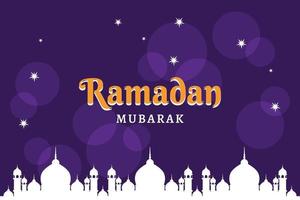 illustrazione vettoriale di ramadan kareem per banner post sui social media